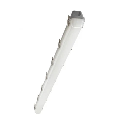 36W Ip65 Grey 4500Lm 130Llm/W Caiman Csp 6Ft Single Batten