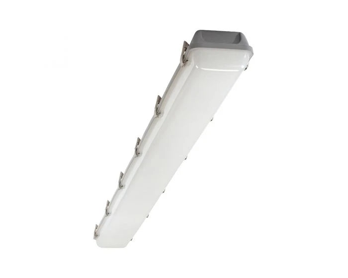 Emergency Anti Corrosive 50W Grey Ip65 6500Lm Cct Colour Switchable Caiman Csp 5Ft Twin Batten