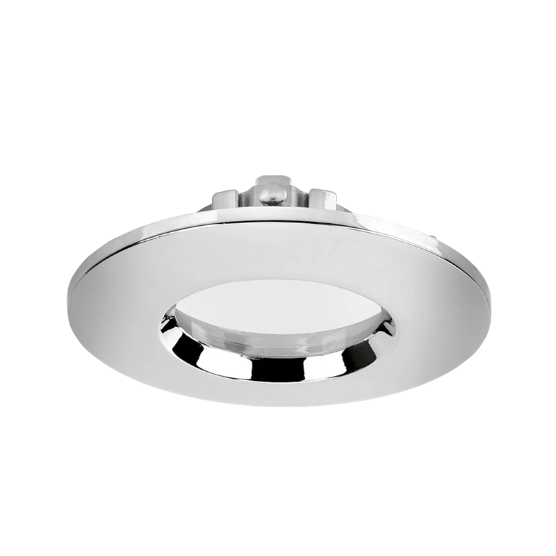 Polished Chrome Efd Pro Fixed Ip65 Aluminium Flat Bezel (En-Dlm981X)