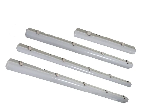 Grey 4000K Ip65 Harbour 20W Led Corrosion Proof 2Ft Twin