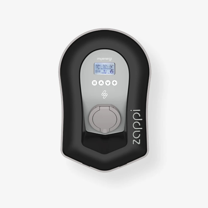 ZAPPI Multiphase EV Charger 7-22kW Socketed Black