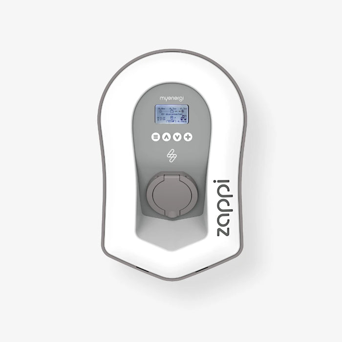 ZAPPI Multiphase EV Charger 7-22kW Socketed White