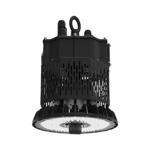 Matt Black Emergency 100W 4000K Ip65 160Lm/W 100W High Bay Luminaire For 8 - 10 Metres