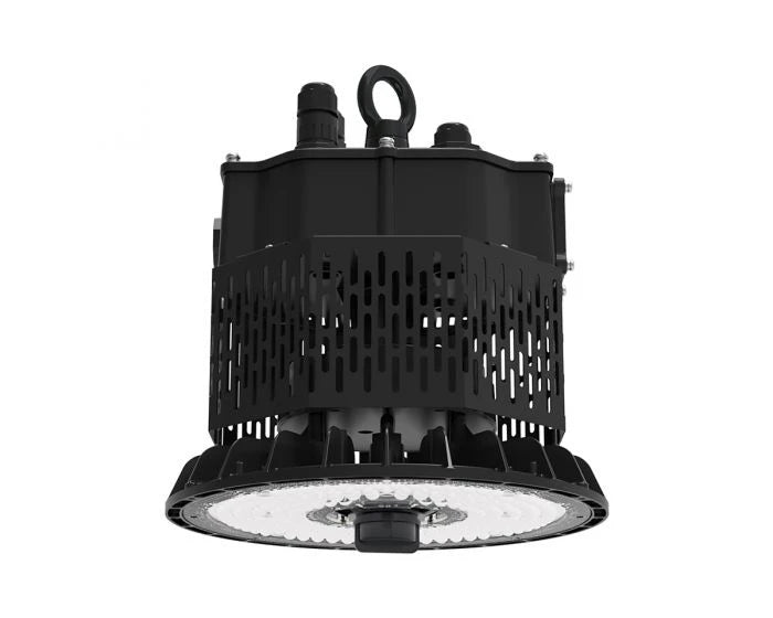 Matt Black Emergency 100W 4000K Ip65 160Lm/W 100W High Bay Luminaire For 8 - 10 Metres