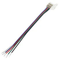 Vegas Easy Clip Connector For 12V And 24V Rgbw Ip20/ Strip-To-Driver With 150Mm Wire