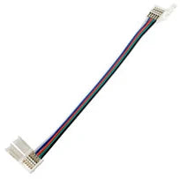 Vegas Easy Clip Connector For 12V And 24V Rgbw Ip20/ Strip-To-Strip With 150Mm Wire