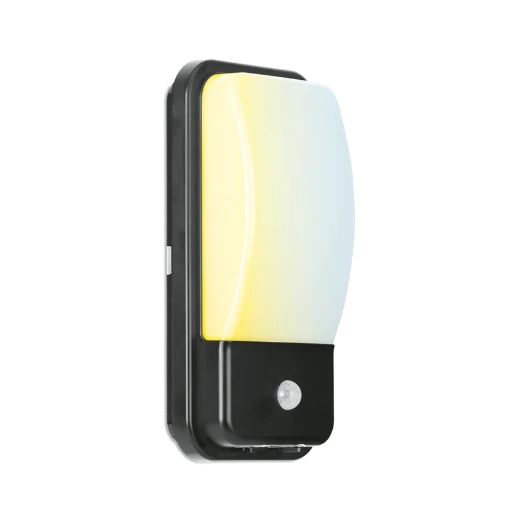 UtilitexCS White Colour Temperature Switchable 10W Pir Ip65 Security Bulkhead