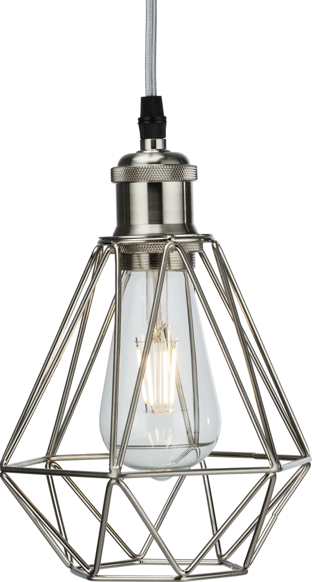 170x175x150mm Brushed Chrome Pendant Cage