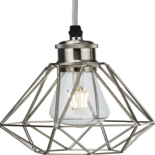 170x175x150mm Brushed Chrome Pendant Cage