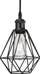 170x175x150mm Matt Black Pendant Cage