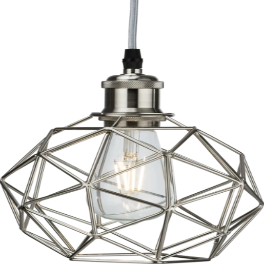 180x170mm Brushed Chrome Pendant Cage