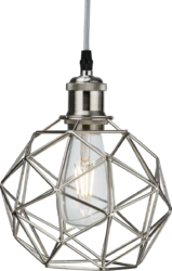 180x170mm Brushed Chrome Pendant Cage
