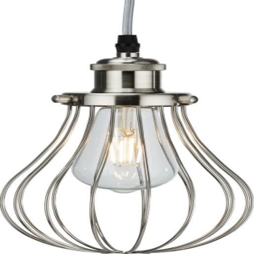 150x200mm Brushed Chrome Pendant Cage