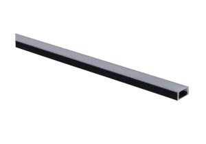 Navara Black Slim Surface Profile Bar With Opal Diffuser 1M
