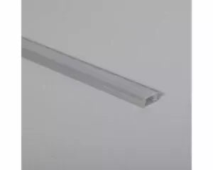 Navara Aluminium Slim Recessed Profile Bar With Opal Diffuser 1M