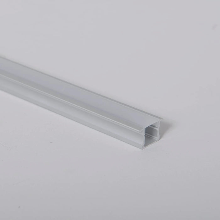 Navara Aluminium Deep Recessed Profile Bar With Opal Diffuser 1M