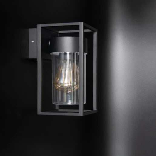 Barella S Wall Lantern Single E27 Black