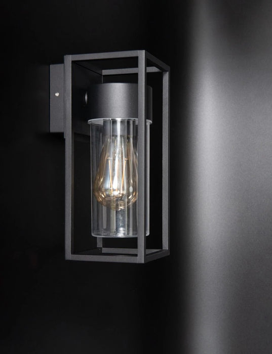 Barella S Wall Lantern Single E27 Black