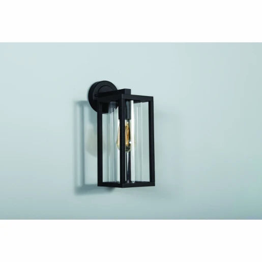 Barella L Wall Lantern Single E27 Black