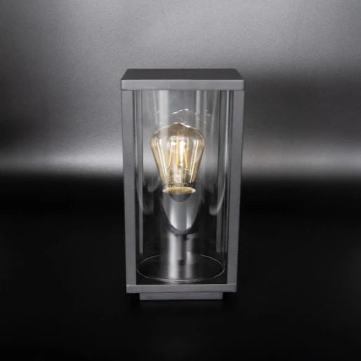 Barella L Pillar Lantern E27 Blk
