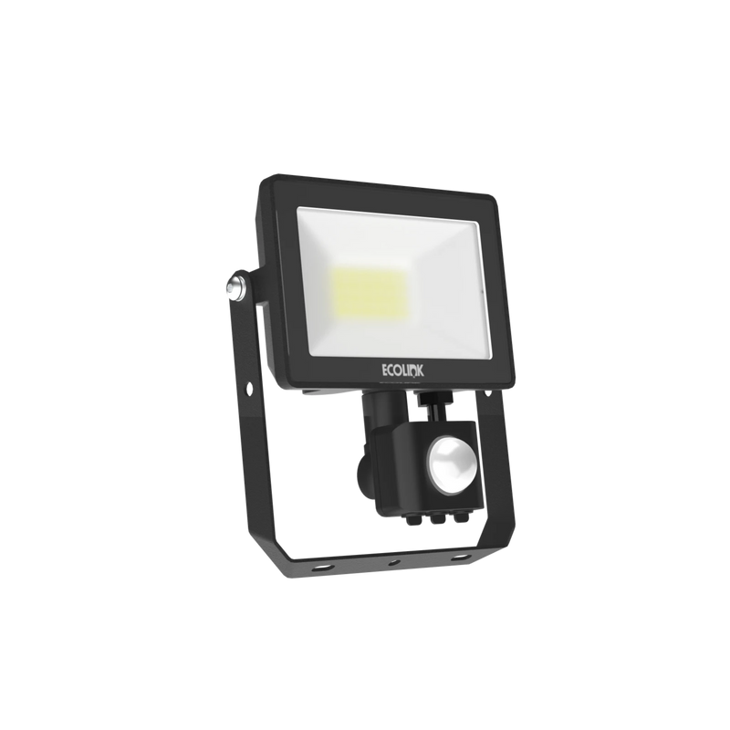 Ecolink IP65 Floodlight 20W 4000K With Sensor