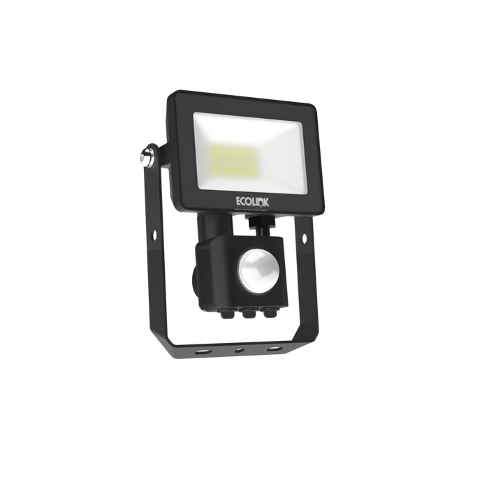 Ecolink IP65 Floodlight 10W 4000K With Sensor