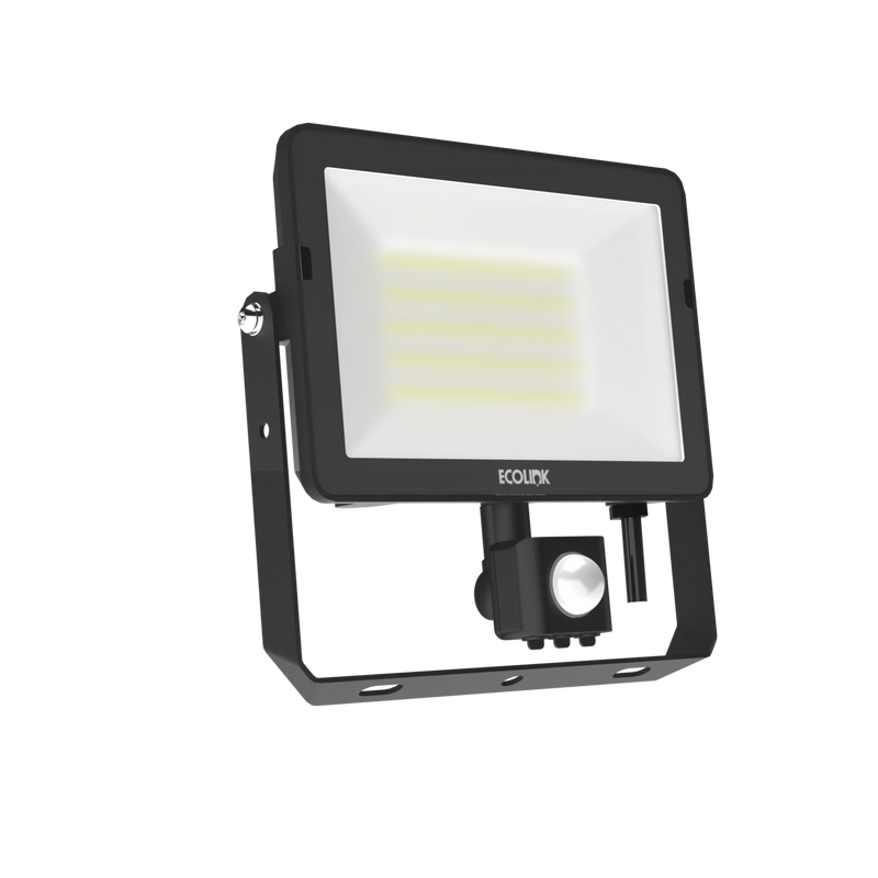 Ecolink IP65 Floodlight 50W 4000K With Sensor