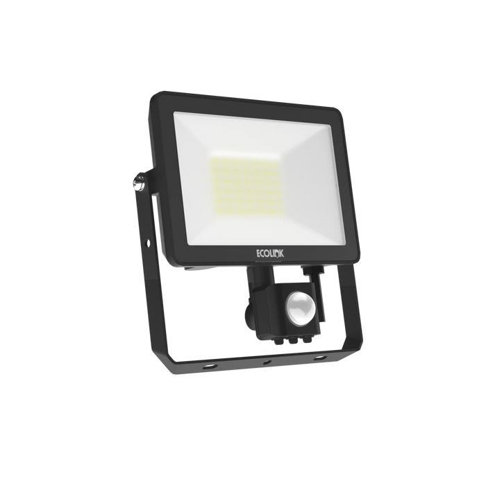 Ecolink IP65 Floodlight 30W 4000K With Sensor