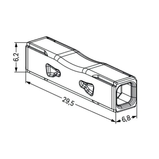 Pushwire inline Splicing Connector (max 4 mm²)