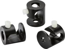 Matt Black Pendant Ceiling Hooks Pack Of 3