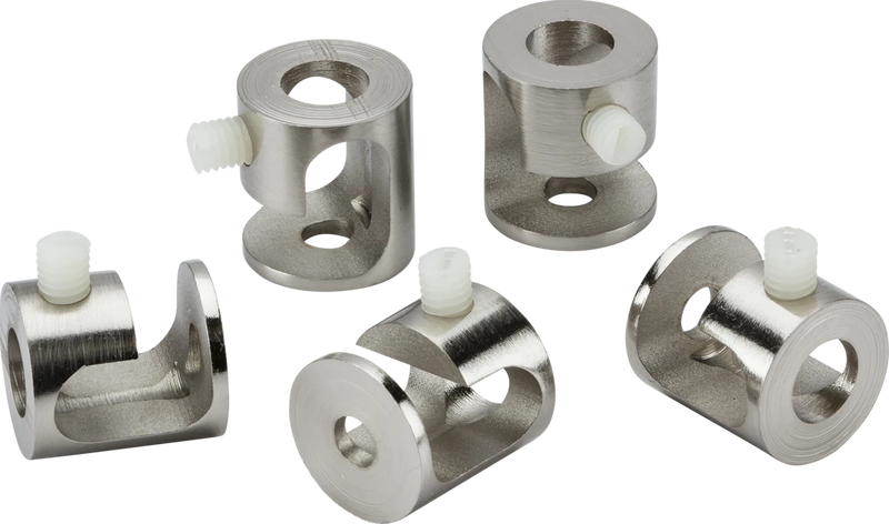 Brushed Chrome Pendant Ceiling Hooks Pack Of 5
