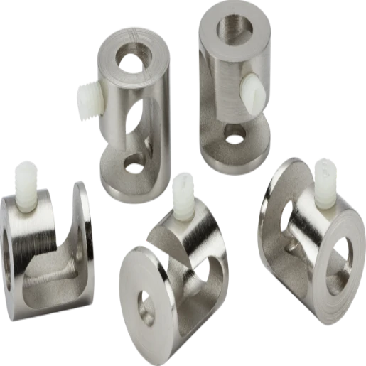 Brushed Chrome Pendant Ceiling Hooks Pack Of 5