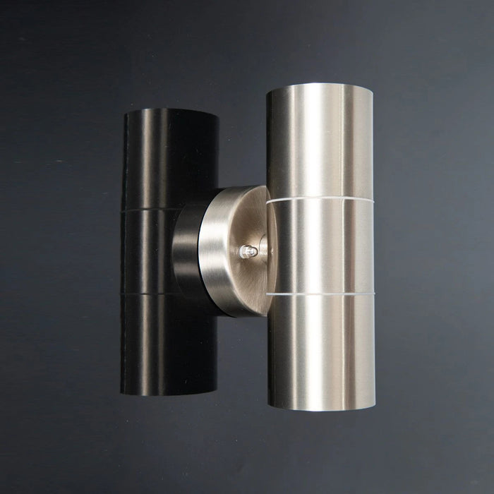 Luso Ii Gu10 Up/Down Wall Light Stainless Steel
