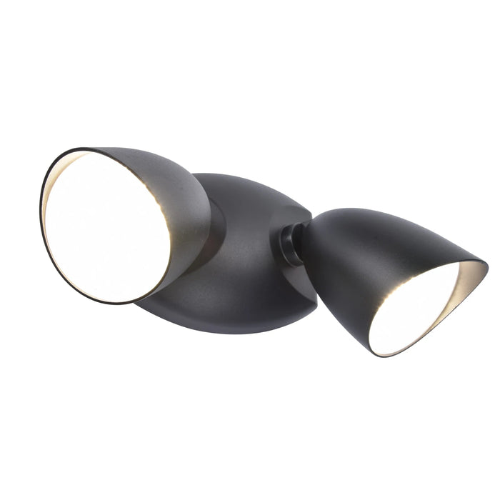 Shrimp Outdoor Led Wall 2 Light Black