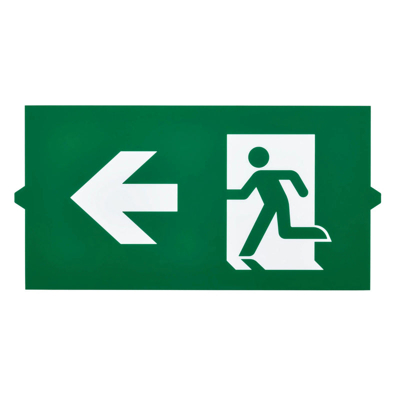ECO-EX-W-LG-L ECOLINK EMERGENCY WALL SLIM LEGEND EXIT SIGN LEFT