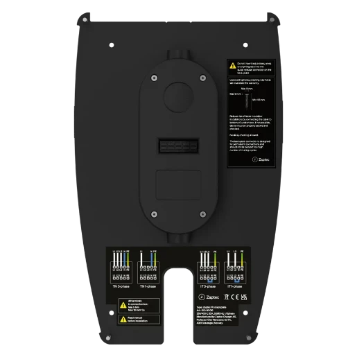 Zaptec pro Backplate