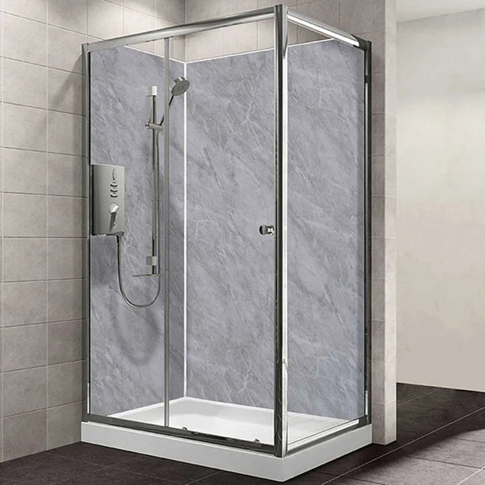 Decorwall Maxi Panel – Gloss Grey Marble – 2400mm x 900mm x 10mm