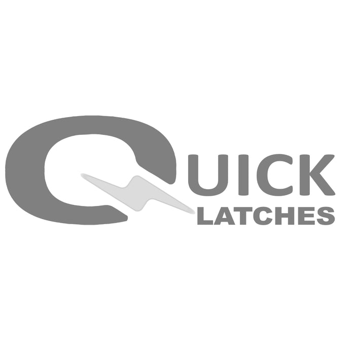 Quick Latch - Round Dead Bolt 71mm (57mm Backset) Satin Brass