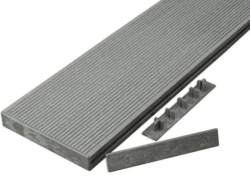 Stone Grey Cladco Hollow Decking End Cover Caps