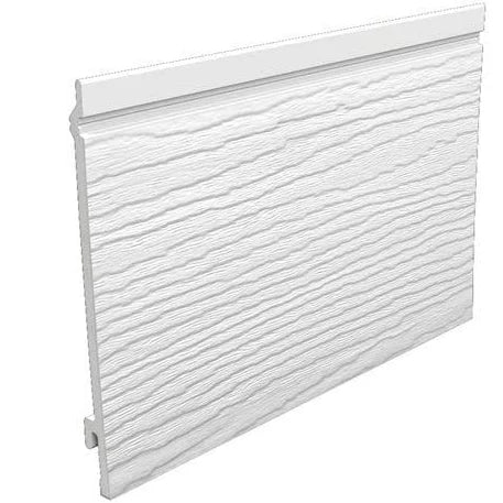 White Fortex Weatherboard Embossed Cladding