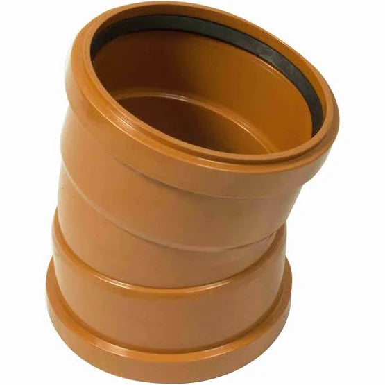 Underground Double Socket 15° Bend 160mm