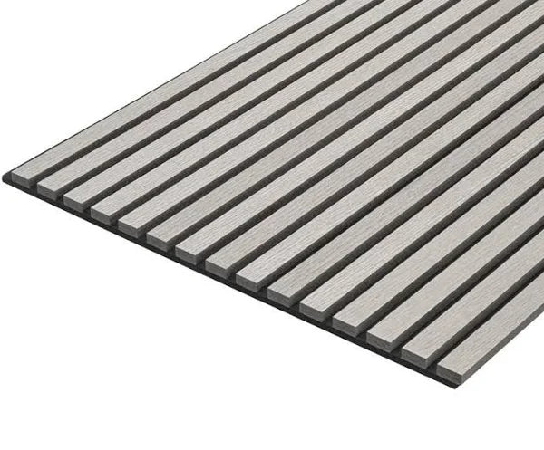 Pebble Grey Cladco Internal Slatted Wall Panels