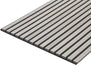 Pebble Grey Cladco Internal Slatted Wall Panels