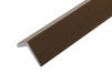Coffee Cladco WPC Slatted Wall Cladding Corner Trim 