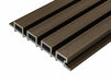 Coffee Cladco WPC Slatted Wall Cladding Panel
