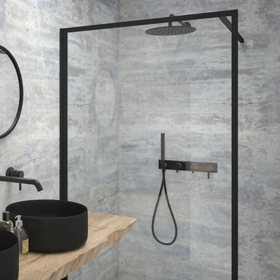 Standard Shower Panel - New York Grey - 6mm x 500mm x 2.6m - Pack of 3