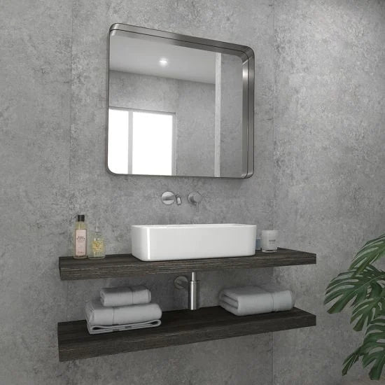 Wide Shower Panel - Portland Grey Matt - 10mm x 1m x 2.4m - Pack of 1