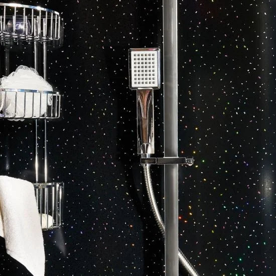 Wide Shower Panel - Black Diamond - 10mm x 1m x 2.4m - Pack of 1