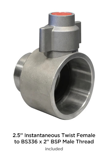 20,000 Litre (2 x 10K) Fire Water Tank - Instantaneous Connections