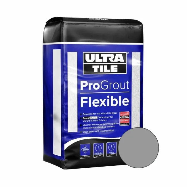 Ultra Tile Fix ProGrout Flexible Grey 3kg